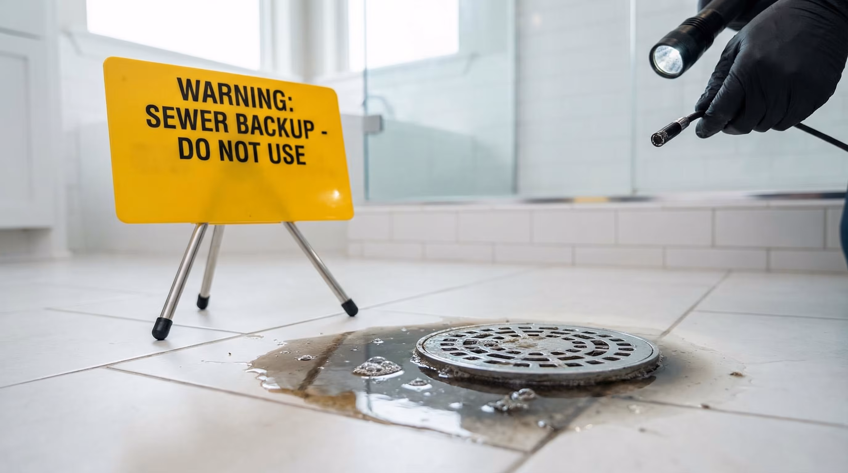 Cano de esgoto com vazamento, um dos sinais de esgoto entupido